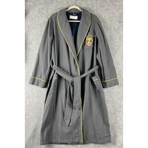 Vintage West Point Military Academy Cadet USMA Gray Wool Robe Coat Large 80s